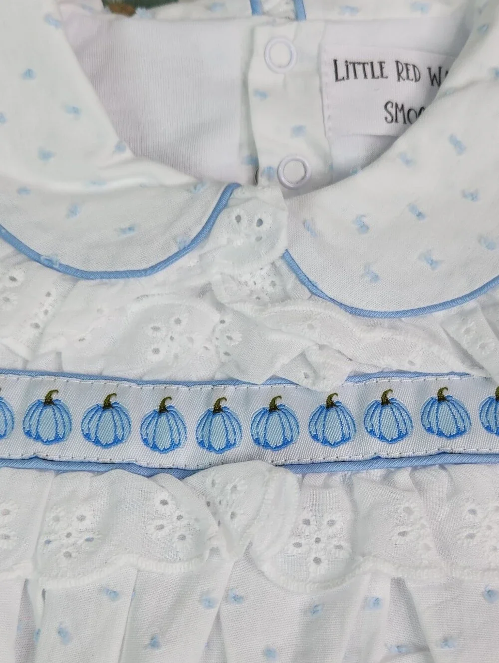 Little red wagon smocks soft one